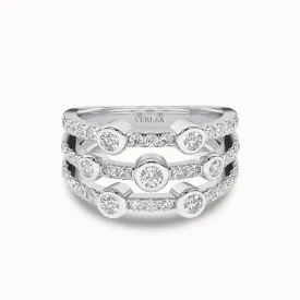 3-Tier Smitten Ring