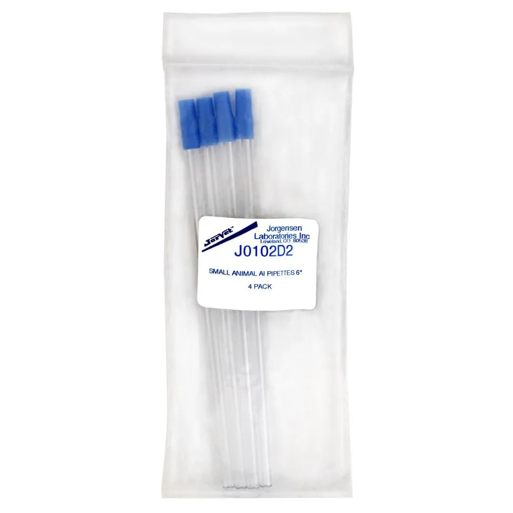 6" Pipettes for Insemination Kits, 4 pk