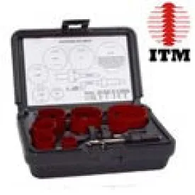 8-piece ITM Hole Saw Kit