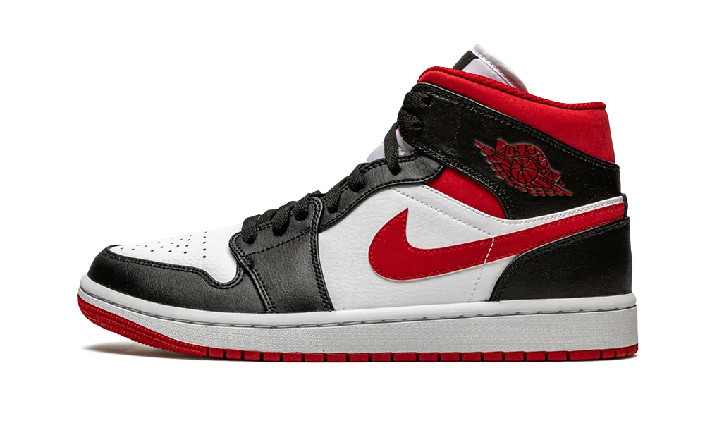 Air Jordan 1 Mid Gym Red Black White