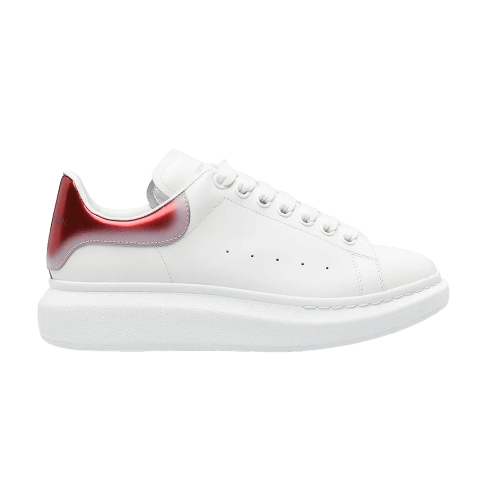 Alexander McQueen Oversized Sneaker 'Faded Heel - White Red'