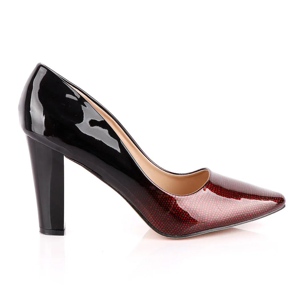 Atmosphere Wetlips Classic Red Thick High Heel Women's Shoe