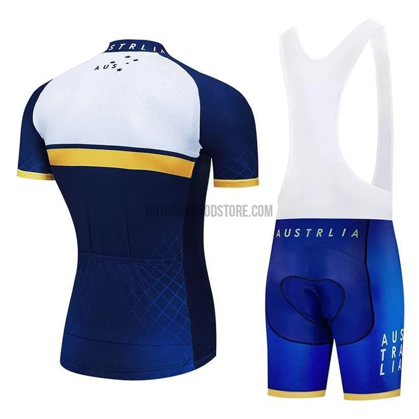 Australia Pro Retro Short Cycling Jersey Kit