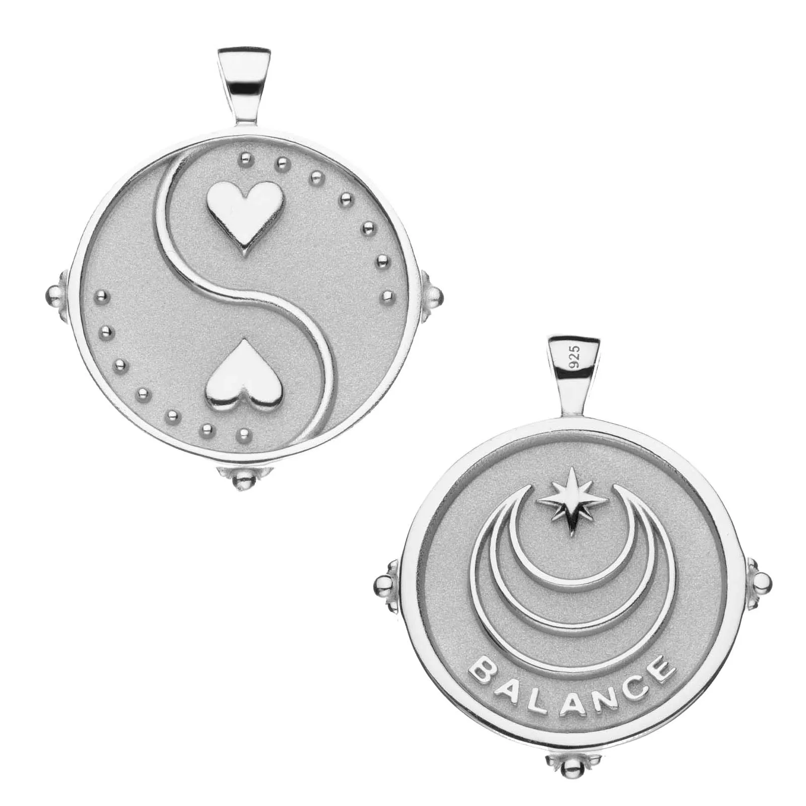 BALANCE JW Original Pendant Coin in Silver