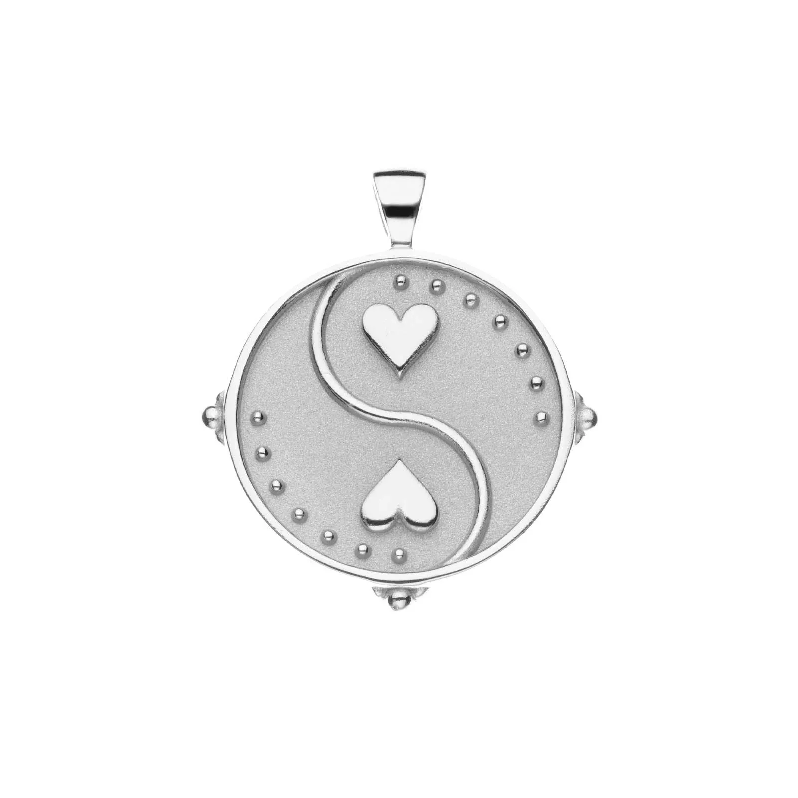 BALANCE JW Original Pendant Coin in Silver