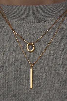 balance necklace gold <br> by Neinties