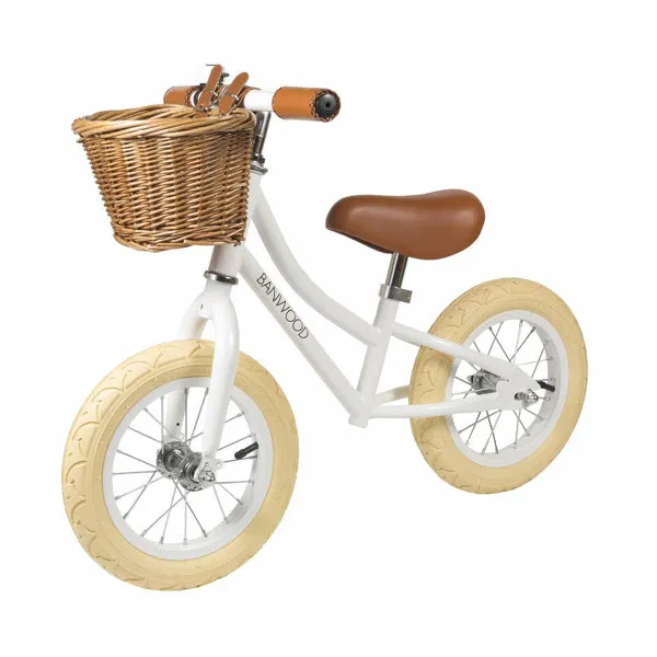 Banwood First Go 12″ Balance Bike – White