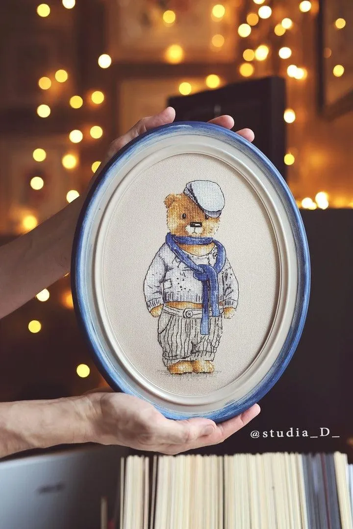 Bear Mavrik - PDF Cross Stitch Pattern