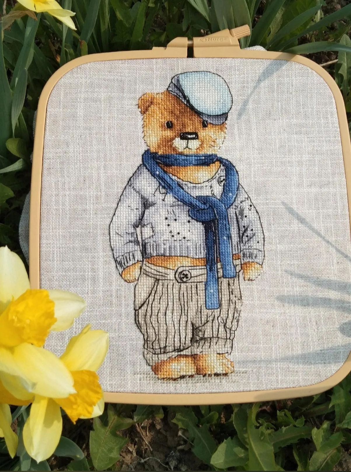 Bear Mavrik - PDF Cross Stitch Pattern