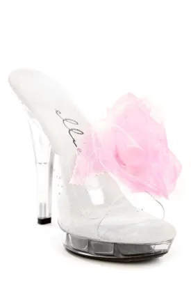 Belle Rose Organza Shoe Clips