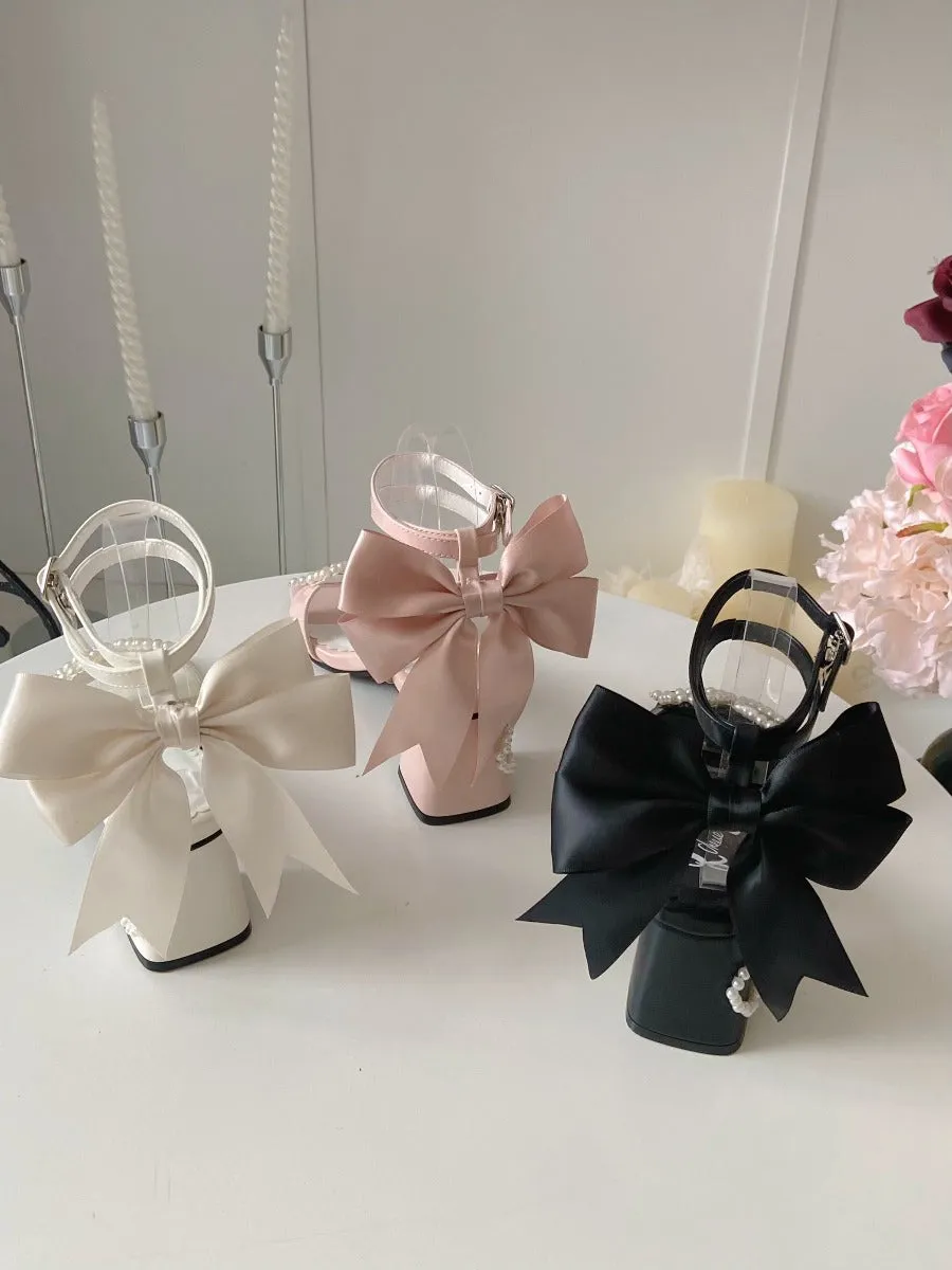 Big Bow Original High Heel Bow Sandals