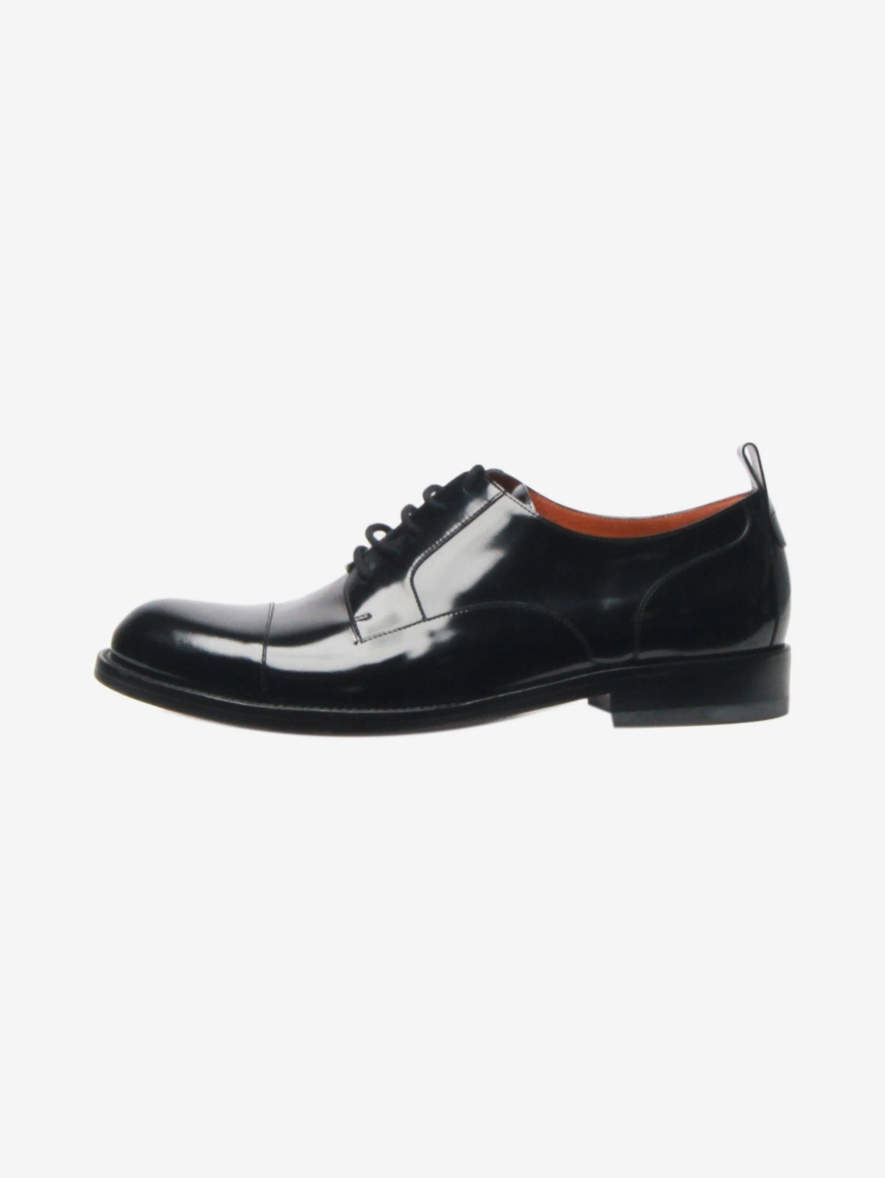 Black patent Derby shoes - size EU 39