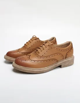 British Style Brogue Oxford Shoes for Women