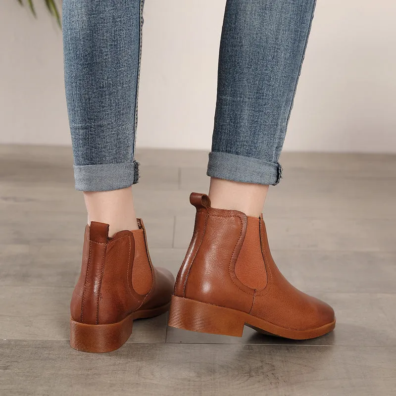 Chelsea Heel Short Boots | Gift Shoes