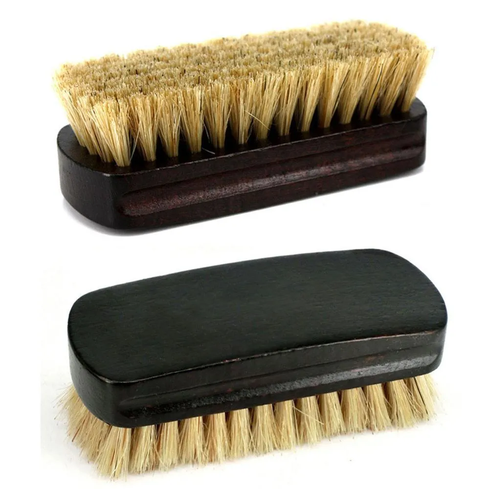 Elvio Pure Pig Bristle Wooden Shoe Brush