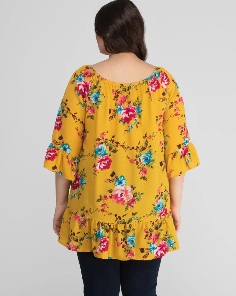 Felicity Casual Plus Size Tunic Top- Sale!