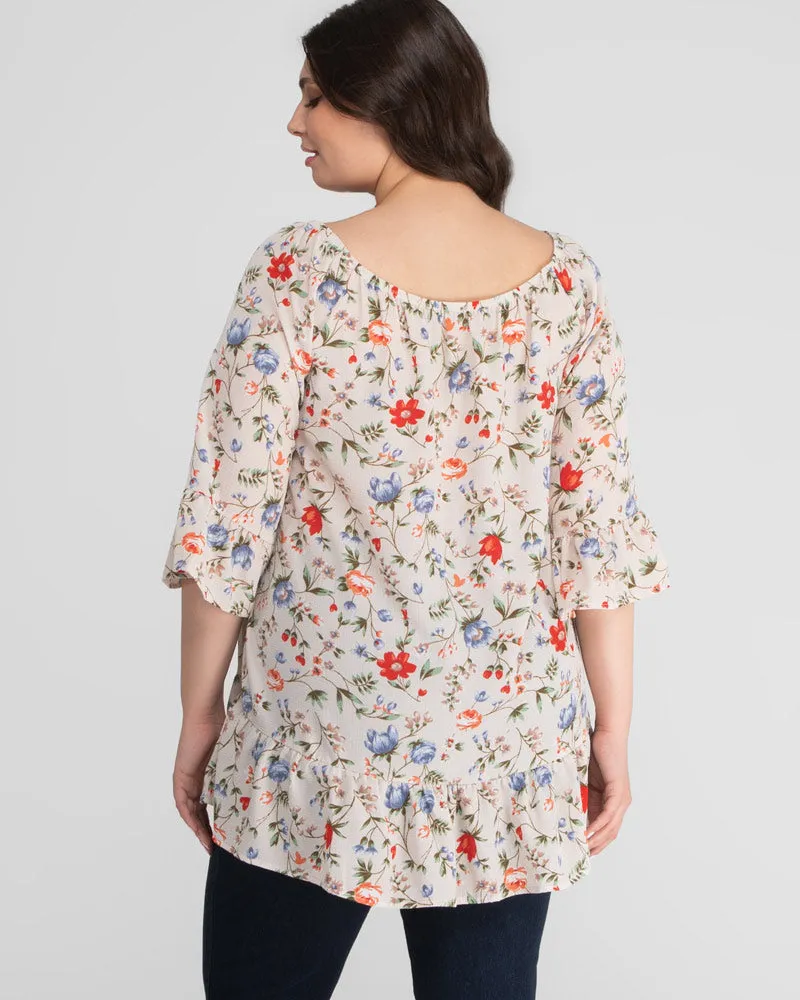 Felicity Casual Plus Size Tunic Top- Sale!