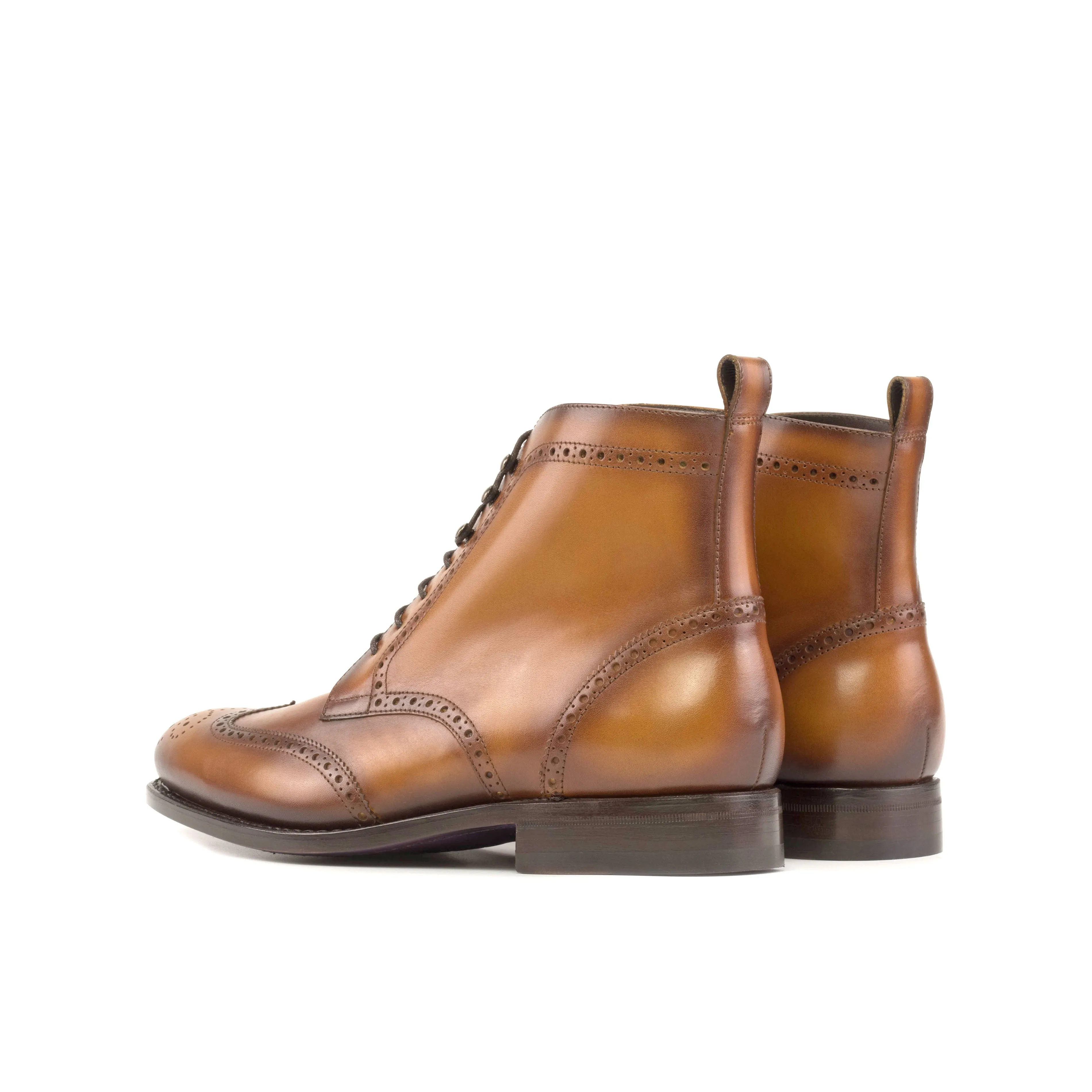 Hollander Military Brogue Boots