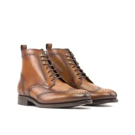 Hollander Military Brogue Boots