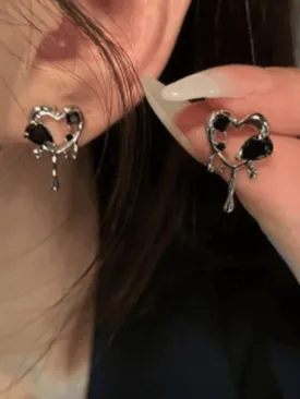 Hollow Out Heart Pattern Earring