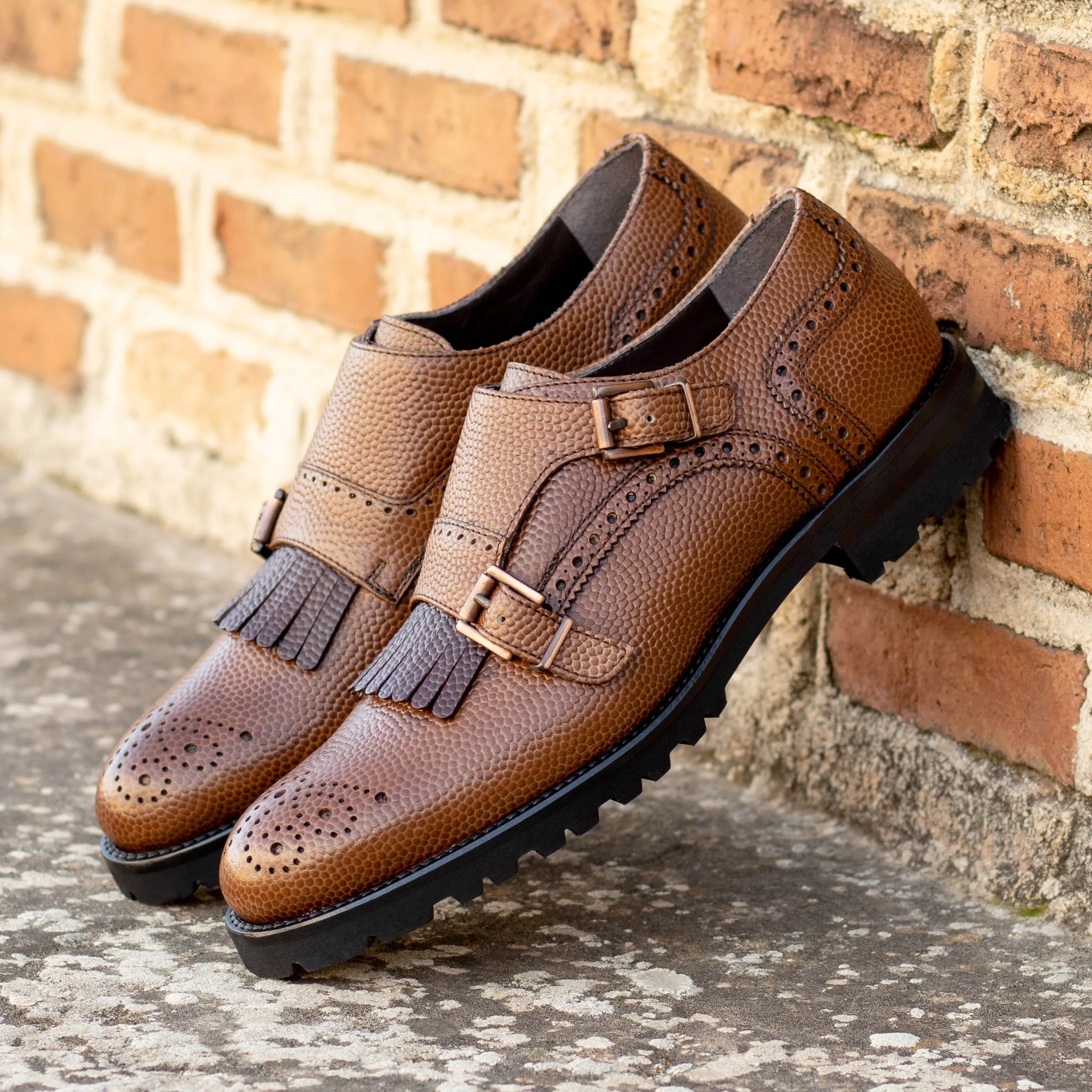 Jalpa Kiltie unisex Monk Strap