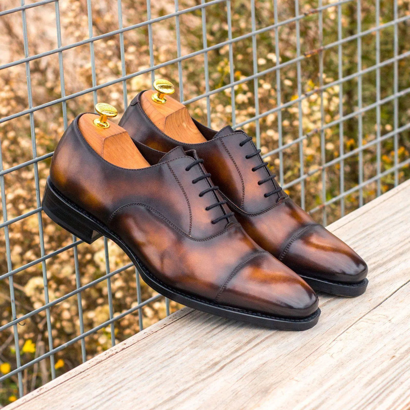 Jeriko Oxford Patina Shoes