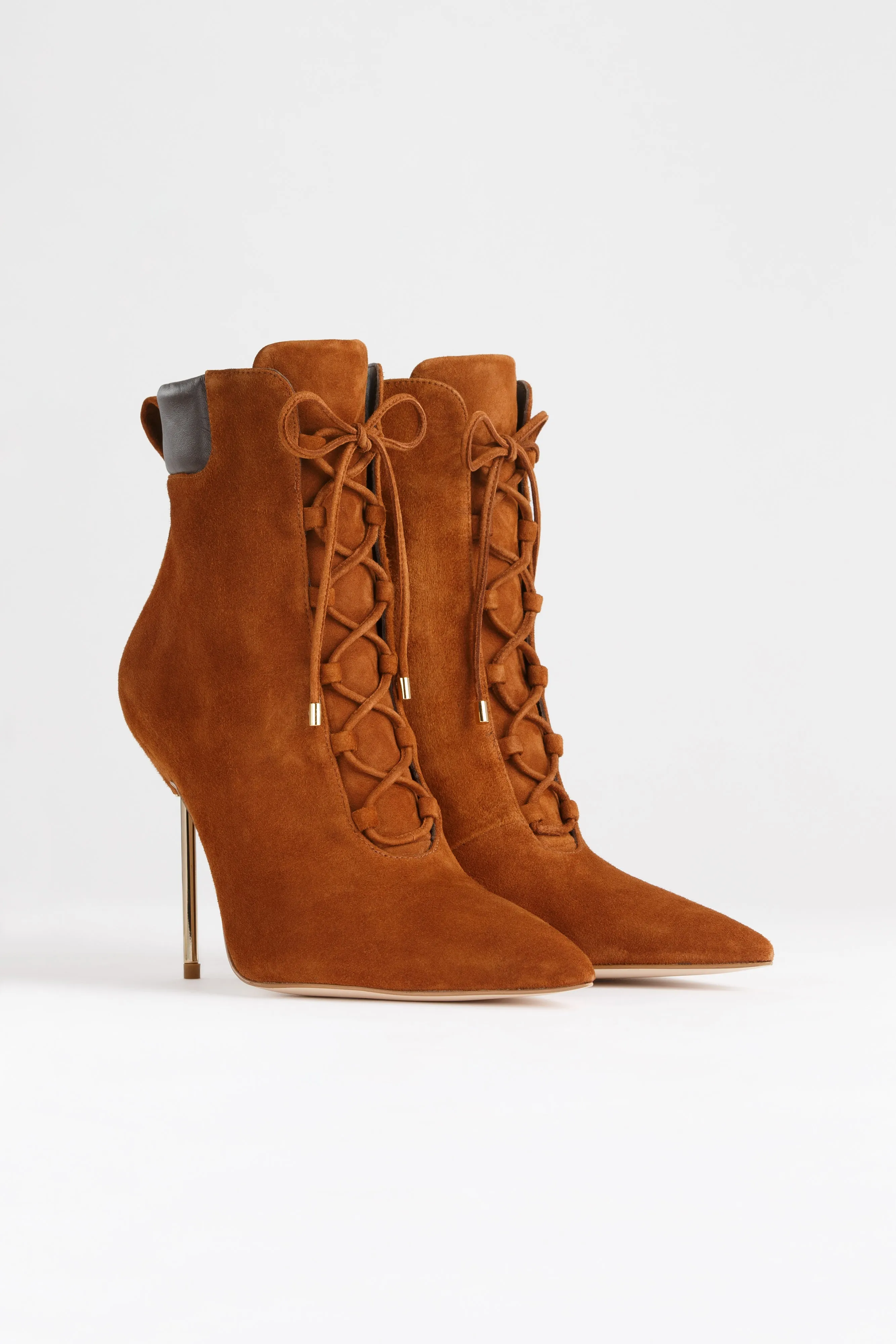 LACE UP BOOTIES | SUEDE TOCABBO001