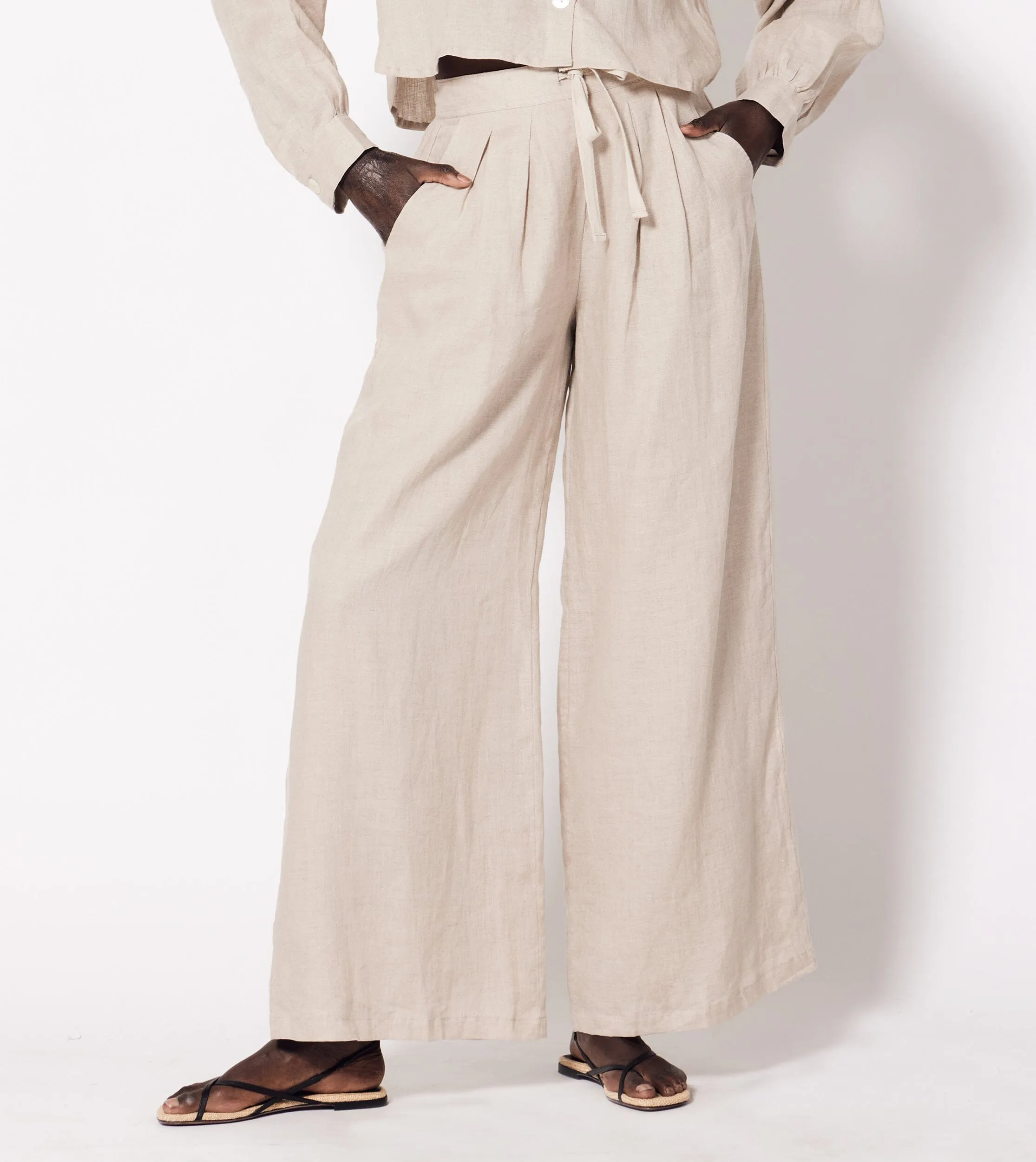 Lovina Pant | Oatmeal