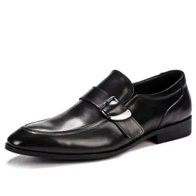 Men Black Monk Strap Shoes