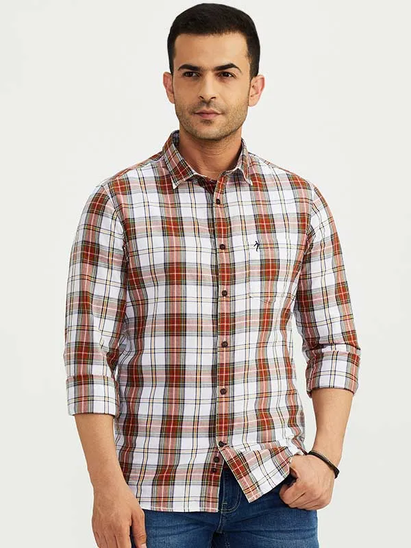 Men Checked Full Sleeve Cotton Shirt