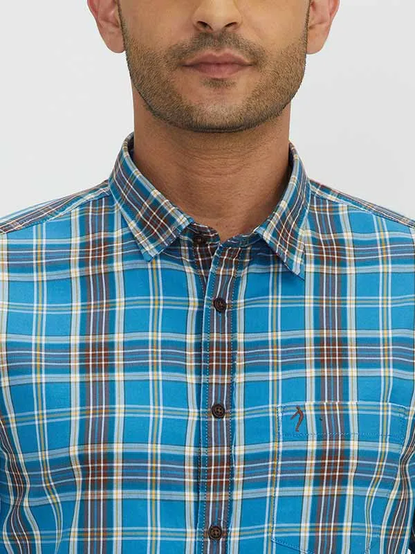 Men Checked Full Sleeve Cotton Shirt