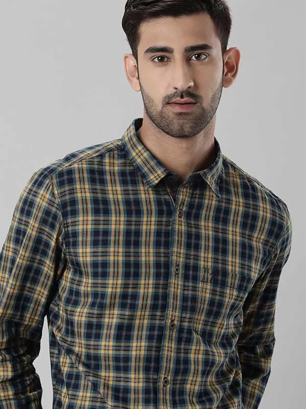 Men Checked Full Sleeve Cotton Shirt