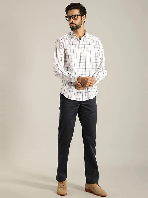 Men Checked Full Sleeve Cotton Shirt