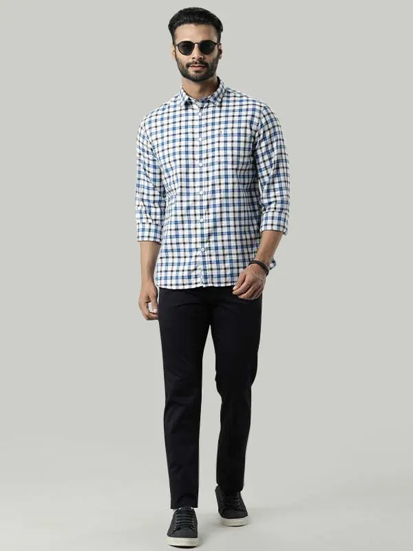 Men Checked Full Sleeve Cotton Shirt