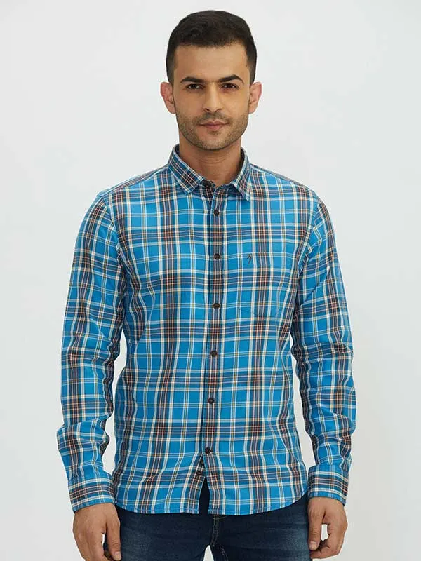 Men Checked Full Sleeve Cotton Shirt