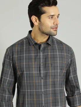 Men Checked Full Sleeve Cotton Shirt