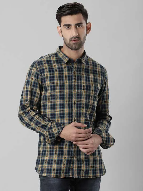 Men Checked Full Sleeve Cotton Shirt