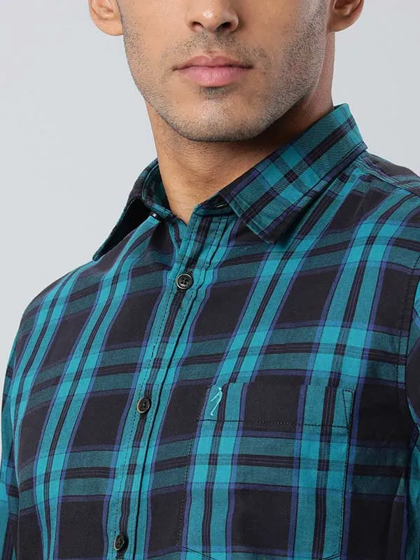 Men Checked Full Sleeve Cotton Shirt