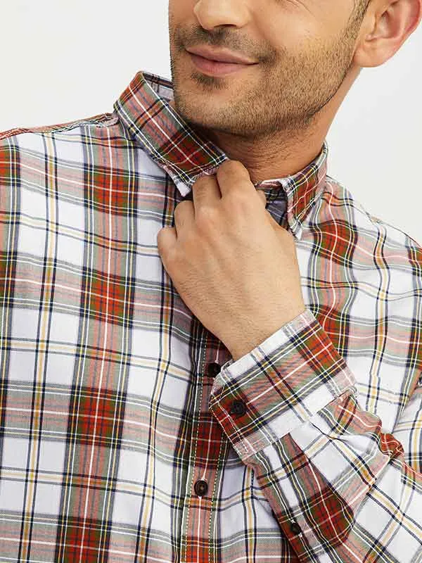 Men Checked Full Sleeve Cotton Shirt