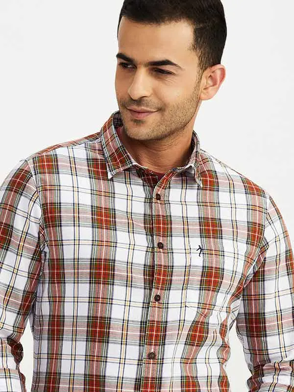 Men Checked Full Sleeve Cotton Shirt