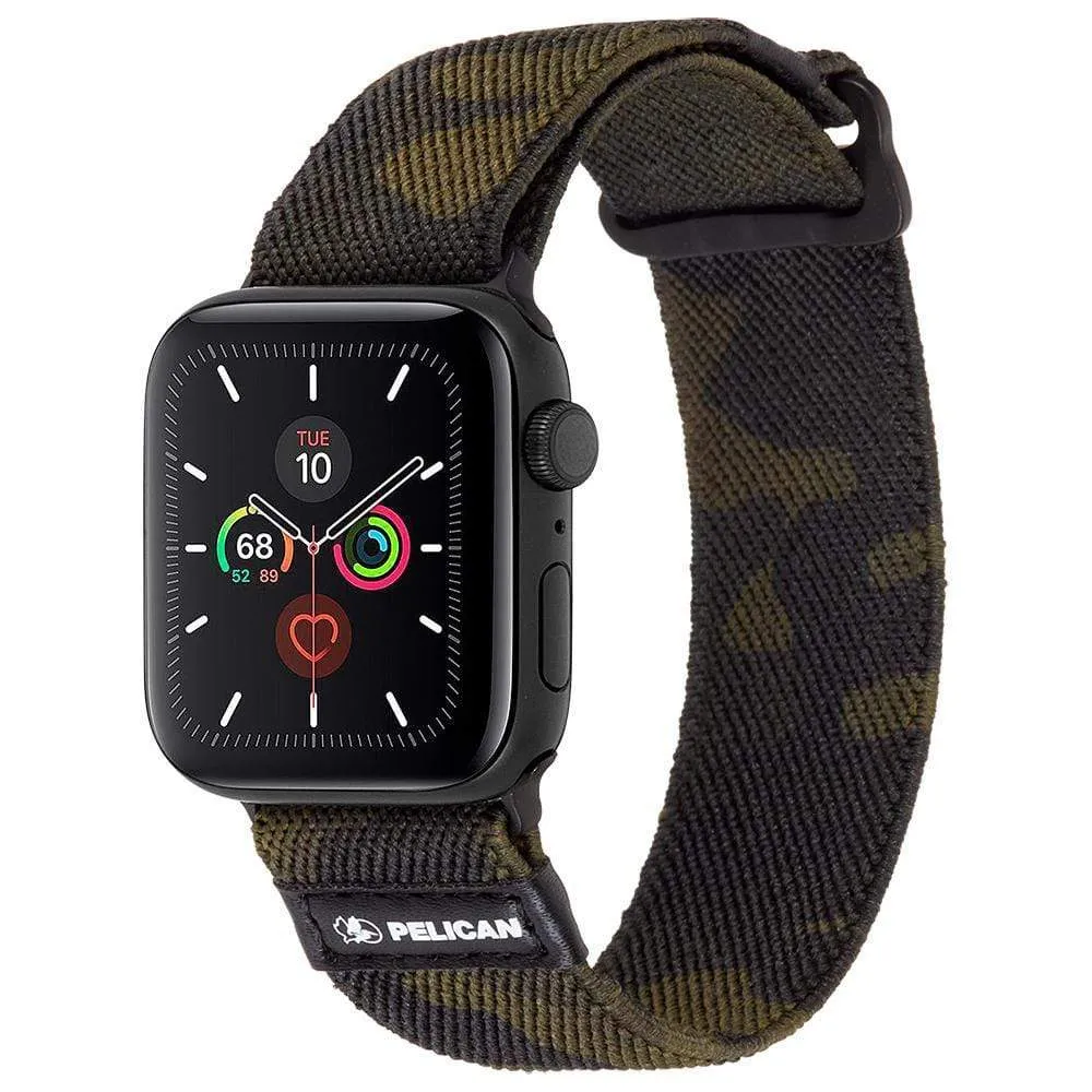 Protector Band for Apple Watch Devices 42 to 44mm - Camo Green