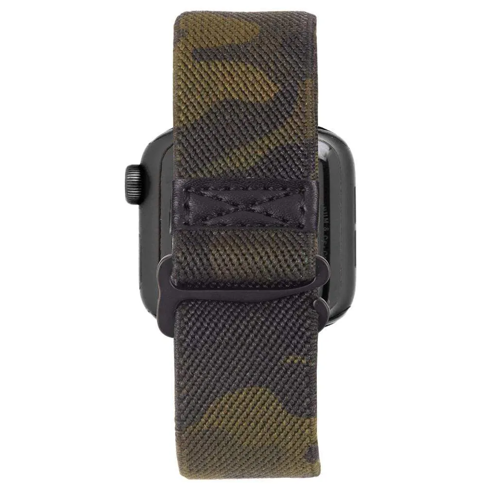 Protector Band for Apple Watch Devices 42 to 44mm - Camo Green