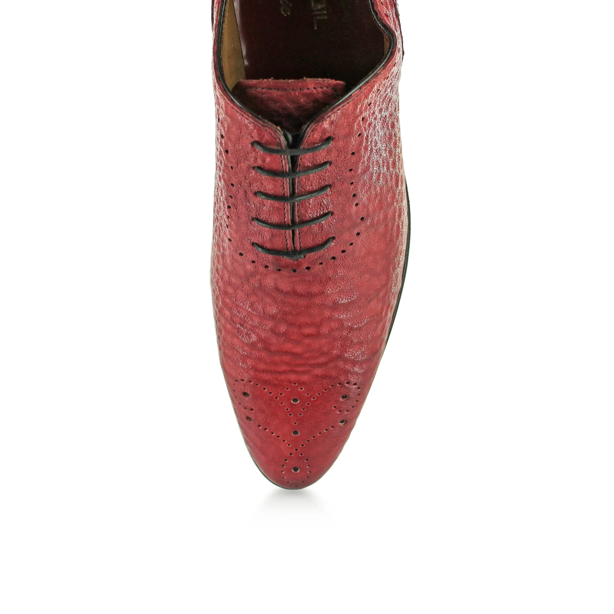 S3532 - Pink Ripple Brogue