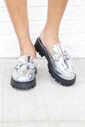 TIFFANY  SILVER LOAFERS