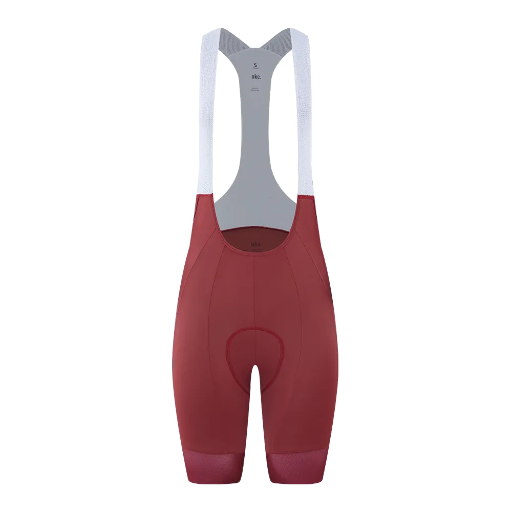 Women's Training Bib Shorts B003-Rouge Red