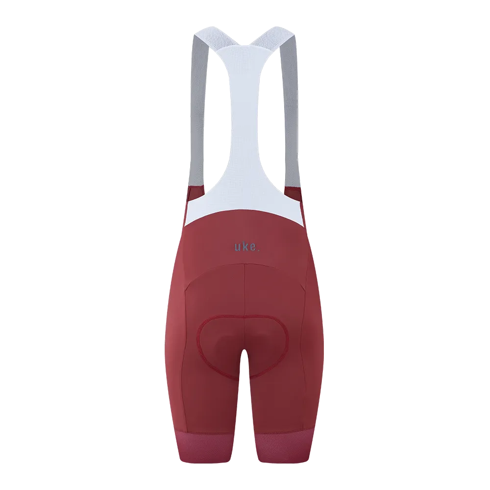 Women's Training Bib Shorts B003-Rouge Red